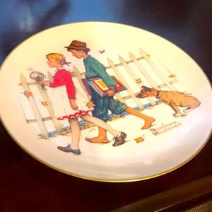 Norman Rockwell vintage plate. Gorham China